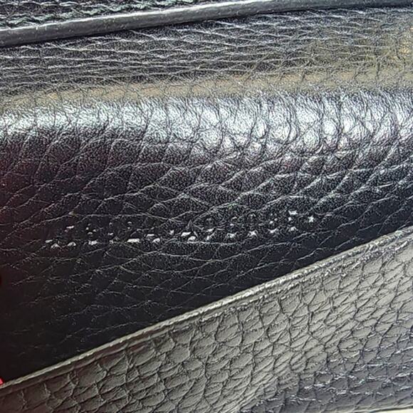 Gucci Black Pebbled Leather Silver Six Key Holder EUC - Picture 5 of 16